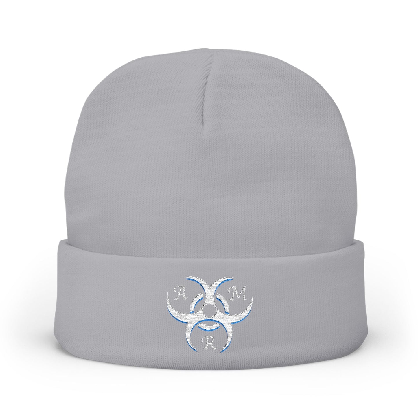 AMR Knit Beanie (Embroidery) Light Logo