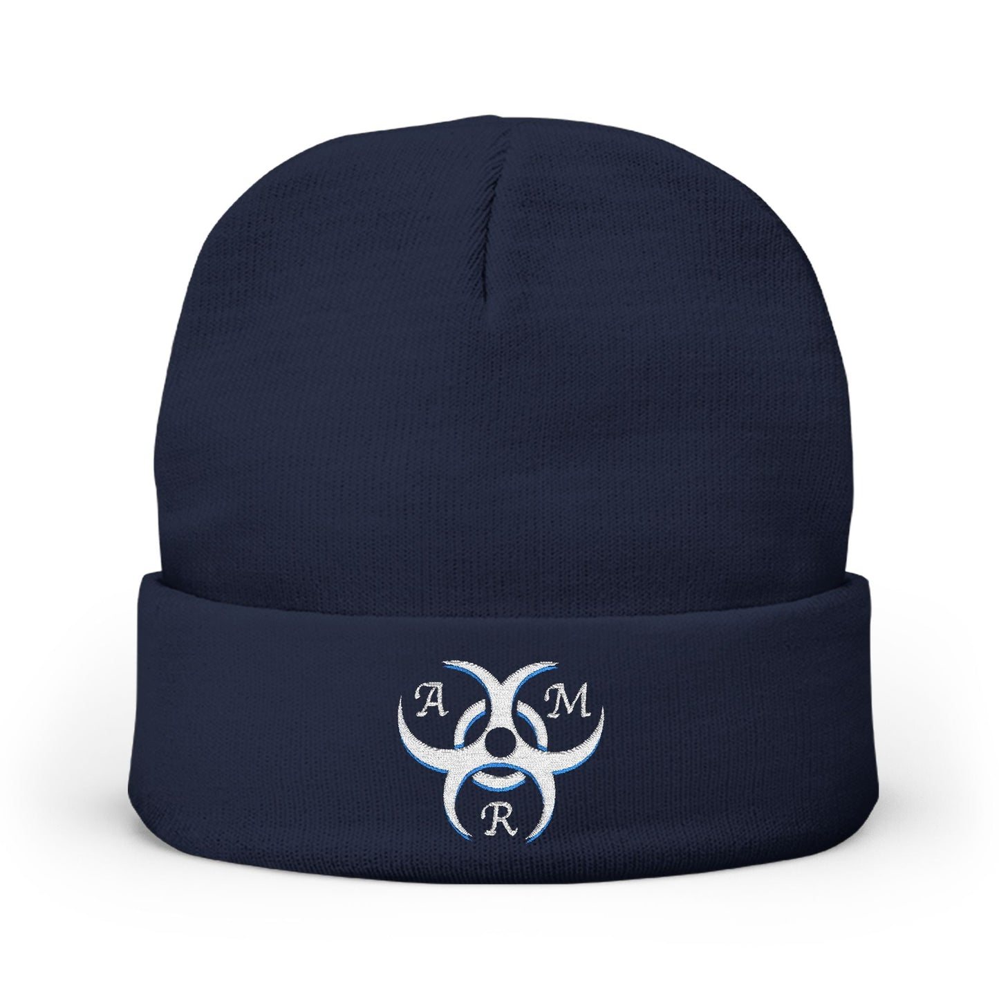 AMR Knit Beanie (Embroidery) Light Logo