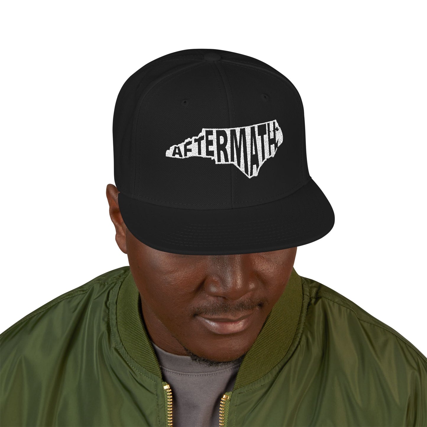 AMR Snapback Hat Embroidery