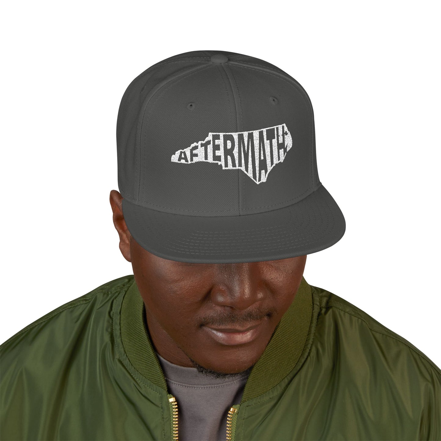 AMR Snapback Hat Embroidery
