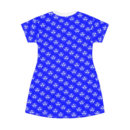 AMR Bio Blue  T-Shirt Dress