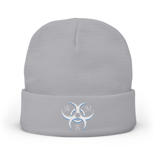 AMR Knit Beanie (Embroidery) Light Logo
