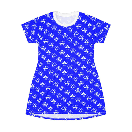 AMR Bio Blue  T-Shirt Dress