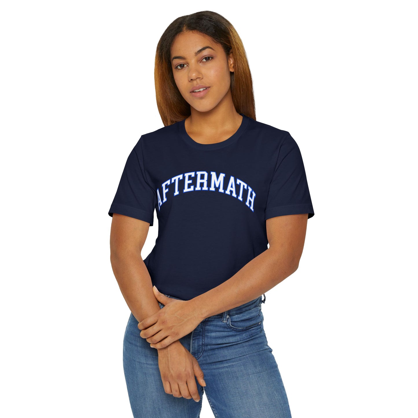 Aftermath Unisex Jersey T-Shirt Light logo
