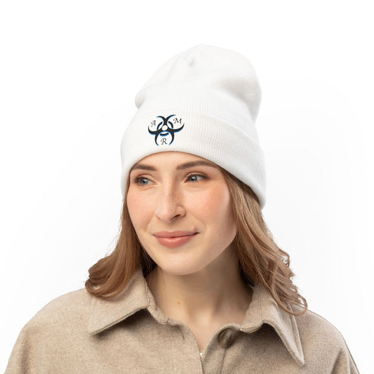 AMR Knit Beanie (Embroidery) Dark logo