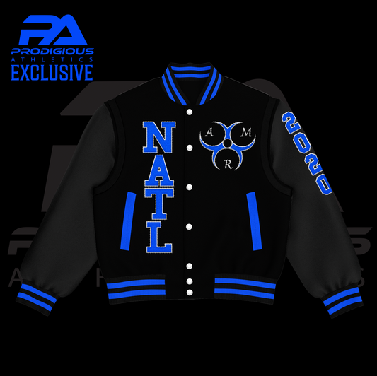AMR NATL Letterman Jacket Wool/Leather Special Order (At Least 10 Orders to start Order)